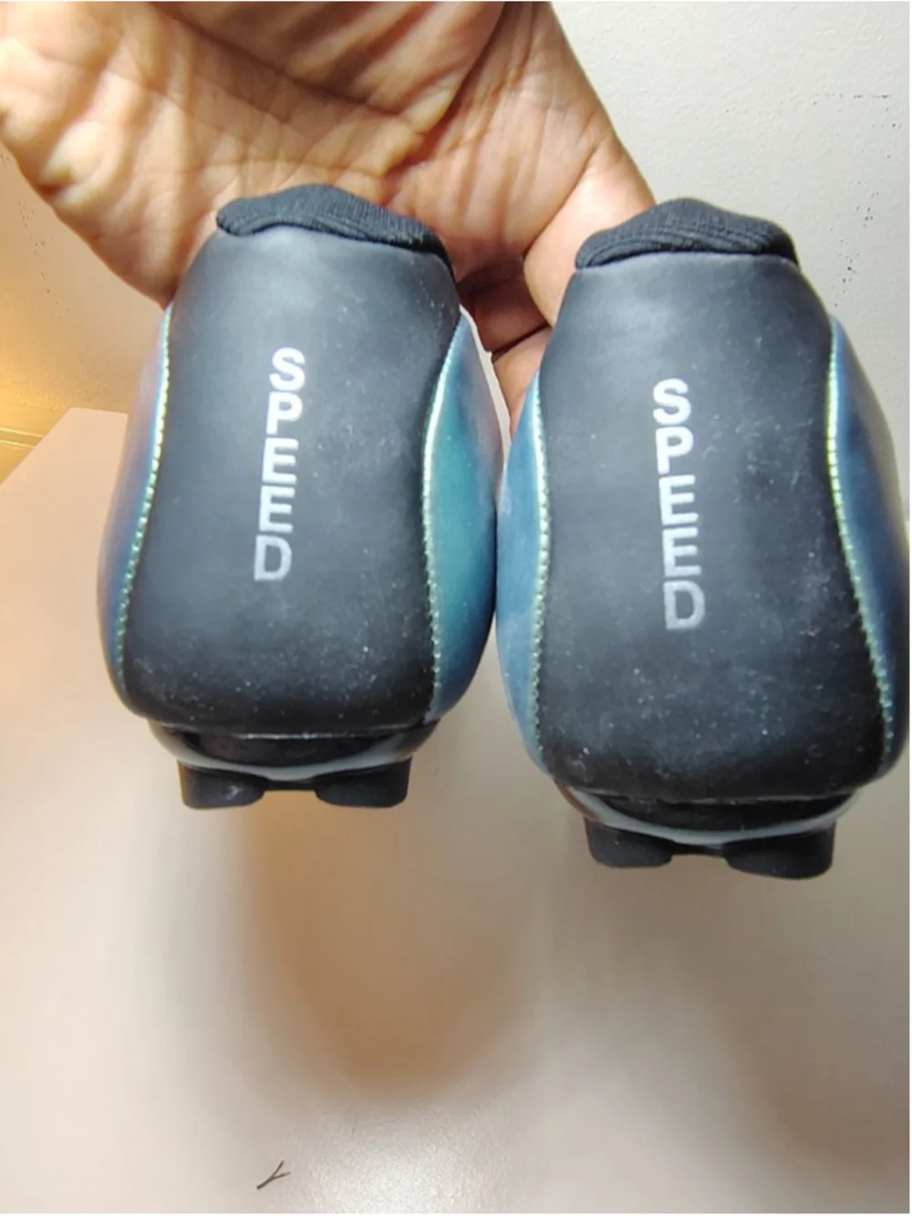 Road Cycling Shoes Size 42 Green Iridescent SPD Compatible BOA Dial Bike Shoes